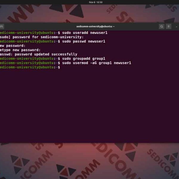 Как создать учетную запись пользователя в Линукс, основы Linux курс Душанбе