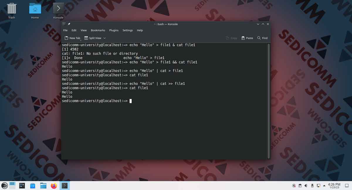 Linux の特殊文字 パート 2、Linux コース Klaipeda Cisco Networking Academy、Linux