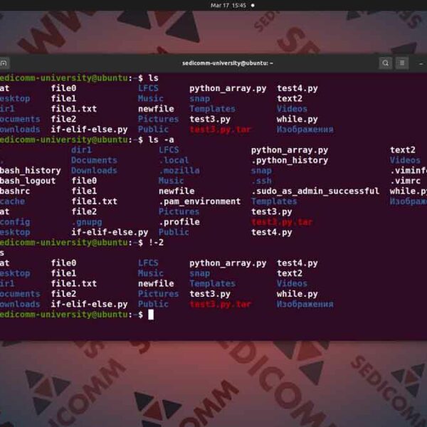 Как увидеть список всех введенных команд в Линукс, операционная система Linux курс лекций Клайпеда