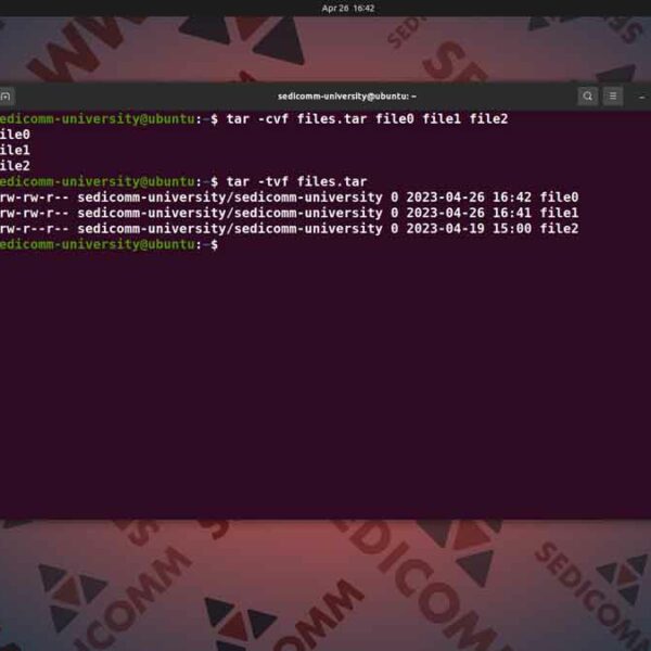 Архиватор tar, операционная система Linux курс лекций Каунас