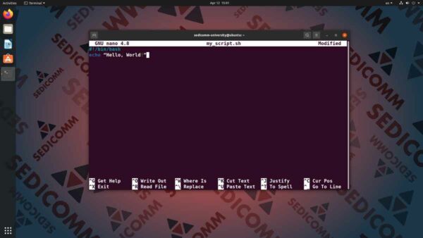 Cómo crear un script de shell de Linux (script), curso de conferencias ...