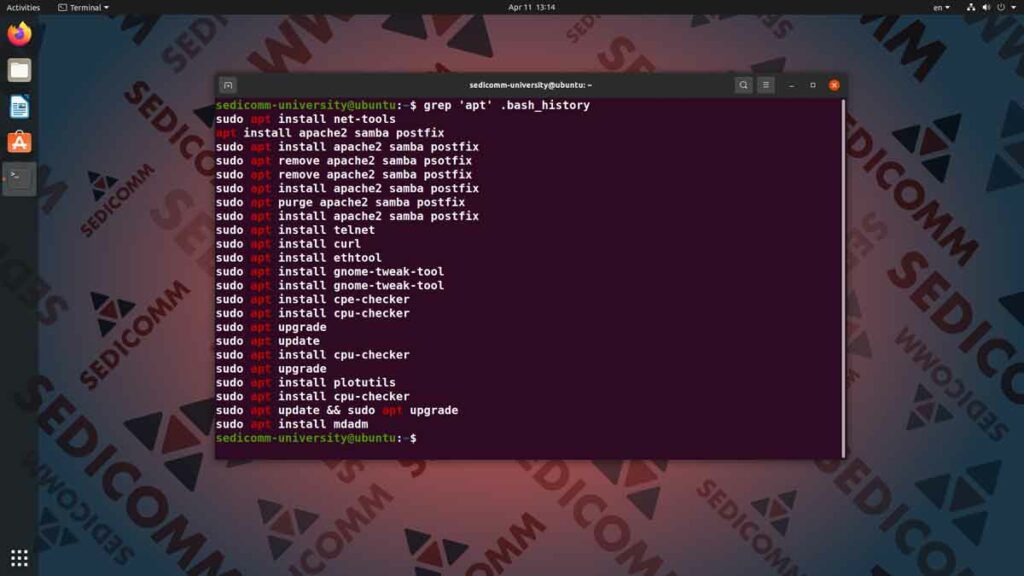 Несколько примеров использования команды grep, основы Linux курс Тарту
