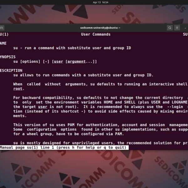 Основы Linux для программируемых сетей и систем — чем отличаются команды su и sudo, DevOps / DevNet скачать курс торрент Ашхабад