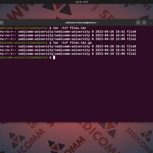 Просмотр содержимого архива без его распаковки, операционная система Linux курс лекций Бишкек