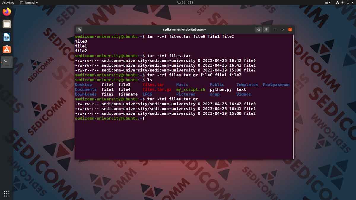 Compressing and archives with gzip, bzip2 and xz, best