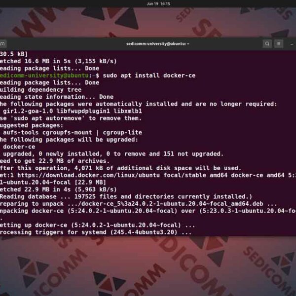 Установка Docker на Ubuntu 20.04, курсы Linux индивидуальное обучение Астана