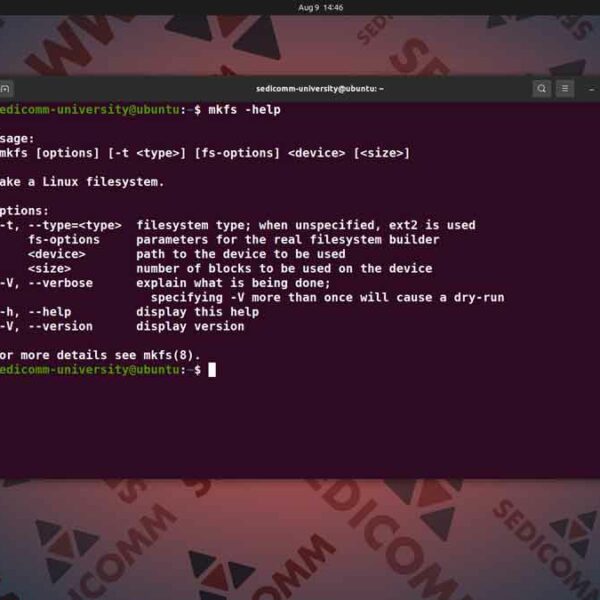 Как отформатировать раздел жесткого диска в Ubuntu, курсы Astra Linux Рига