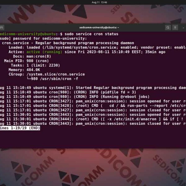 Как установить cron в Ubuntu, курсы Astra Linux Варшава