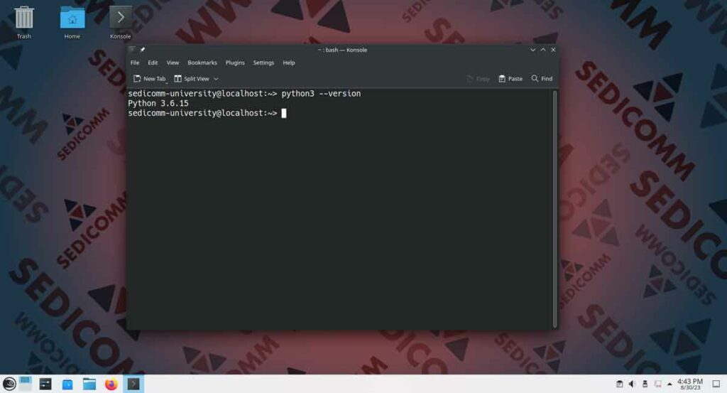 Установка Python в openSUSE, курсы Astra Linux Ереван